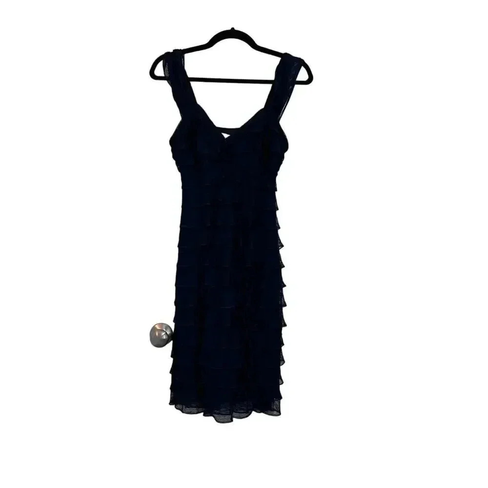 Studio M petite cocktail dress in navy  medium petite